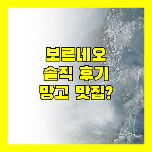Borneo Beach & Mangrove Resort, 망고 맛집? 솔직 후기 전격 공개!