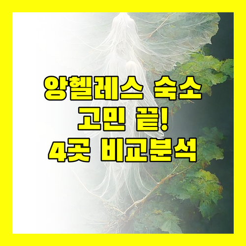 앙헬레스 숙소 고민 끝 4곳의 장단점 비교 분석으로 결정하세요