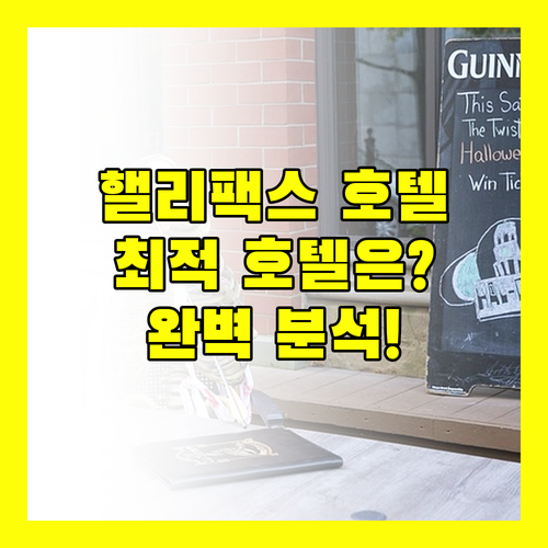 핼리팩스 호텔 추천 아틀란티카 호텔부터 목시 핼리팩스 다운타운까지 완벽 분석