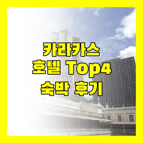 베네수엘라 카라카스 인기 호텔 Top 4 유로빌딩, JW Marriott, 리도텔, 알타미라 스위트 숙박 후기!