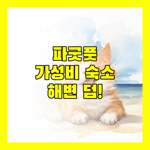 RedDoorz 파굿풋, 가성비 숙소일까? 해변 전망은 덤!
