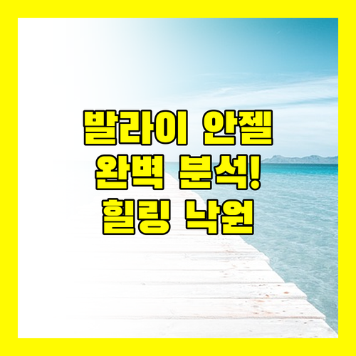 발라이 안젤리카 네이처 팜 앤 리조트 완벽 분석 편안함과 자연을 동시에!